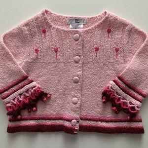 🇨🇦 Deux par Deux 2T acrylic knit cardigan